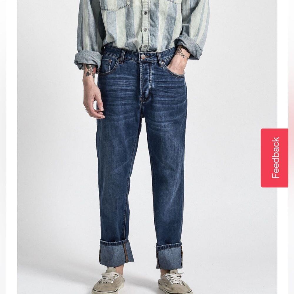 NWT ONE TEASPOON BLUEMOON MR CLASSICS STRAIGHT LEG JEANS SIZE 36R